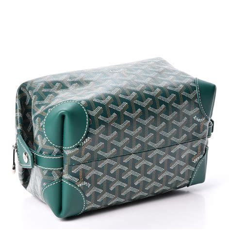 trousse de toilette goyard|GOYARD Goyardine Boeing 25 Trousse de Toilette Green.